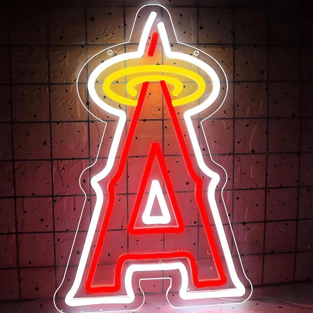 Angels Neon Sign Night Light Room Wall Decoration